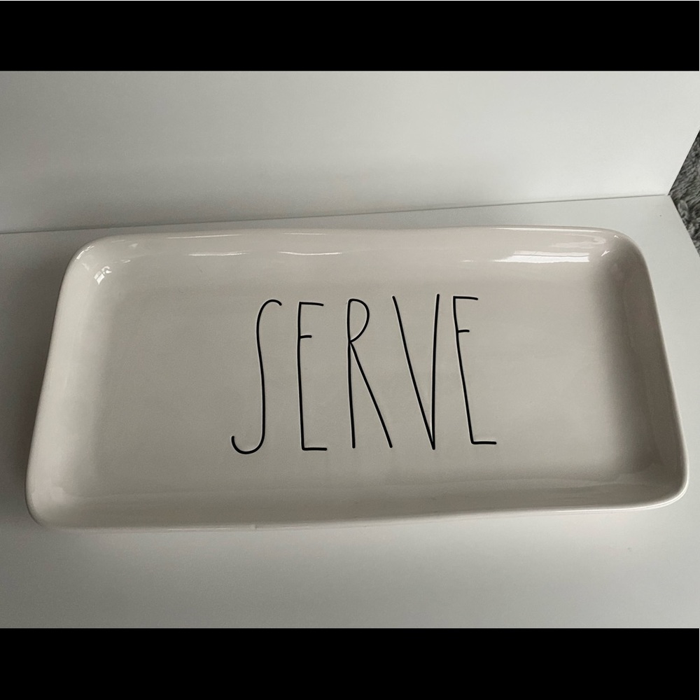 RAE DUNN “SERVE” PLATTER